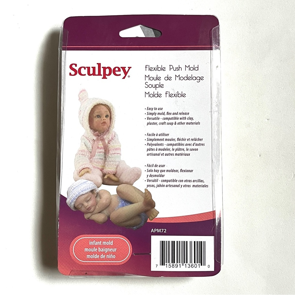 Sculpey molds to make dolls & figurines- use any casting materials. New